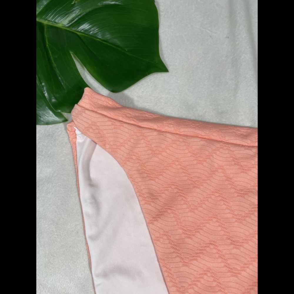 NEW $54 Becca French Cut Bikini‎ Bottoms in Salmon Pink [ LARGE ] - Picture 5 of 12